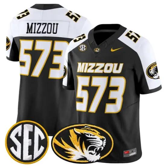 Mizzou Jersey #573 Missouri Tigers Jersey 2026 Vapor Limited Stitched 1 Mizzou Jersey #573 Missouri Tigers Jersey 2026 Vapor Limited Stitched by My Store NCAA Football Jerseys