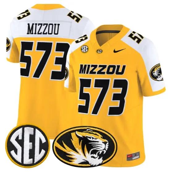 Mizzou Jersey #573 Missouri Tigers Jersey 2026 Vapor Limited Stitched 3 Mizzou Jersey #573 Missouri Tigers Jersey 2026 Vapor Limited Stitched by My Store NCAA Football Jerseys
