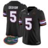 Myles Graham #5 Florida Gators Jersey 2026 Vapor Limited Stitched by My Store NCAA Football Jerseys