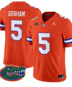 Myles Graham #5 Florida Gators Jersey 2026 Vapor Limited Stitched 9 Myles Graham #5 Florida Gators Jersey 2026 Vapor Limited Stitched by My Store NCAA Football Jerseys