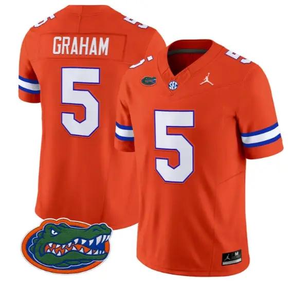 Myles Graham #5 Florida Gators Jersey 2026 Vapor Limited Stitched 3 Myles Graham #5 Florida Gators Jersey 2026 Vapor Limited Stitched by My Store NCAA Football Jerseys