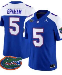 Myles Graham #5 Florida Gators Jersey 2026 Vapor Limited Stitched 10 Myles Graham #5 Florida Gators Jersey 2026 Vapor Limited Stitched by My Store NCAA Football Jerseys