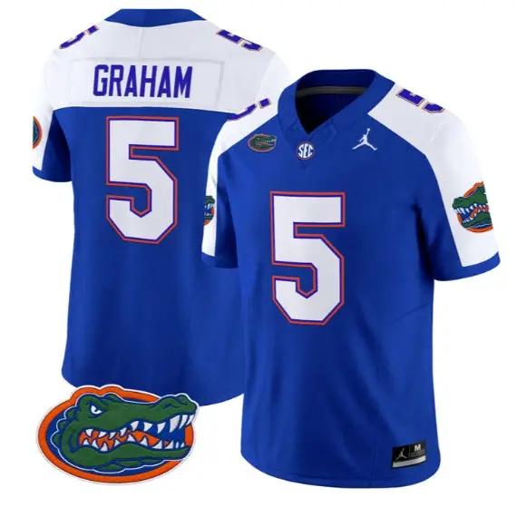 Myles Graham #5 Florida Gators Jersey 2026 Vapor Limited Stitched 4 Myles Graham #5 Florida Gators Jersey 2026 Vapor Limited Stitched by My Store NCAA Football Jerseys