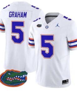 Myles Graham #5 Florida Gators Jersey 2026 Vapor Limited Stitched 12 Myles Graham #5 Florida Gators Jersey 2026 Vapor Limited Stitched by My Store NCAA Football Jerseys
