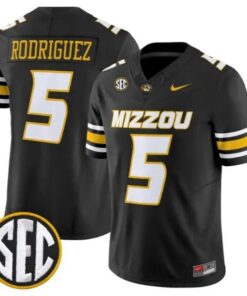 Nicholas Rodriguez #5 Missouri Tigers Jersey 2026 Limited Stitched by My Store NCAA Football Jerseys