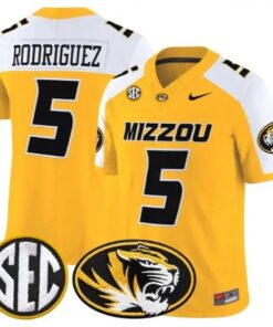 Nicholas Rodriguez #5 Missouri Tigers Jersey 2026 Limited Stitched 8 Nicholas Rodriguez #5 Missouri Tigers Jersey 2026 Limited Stitched by My Store NCAA Football Jerseys