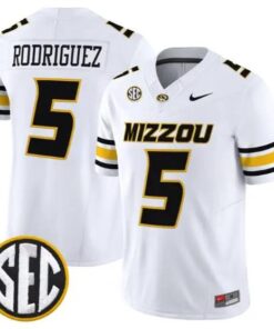 Nicholas Rodriguez #5 Missouri Tigers Jersey 2026 Limited Stitched 10 Nicholas Rodriguez #5 Missouri Tigers Jersey 2026 Limited Stitched by My Store NCAA Football Jerseys