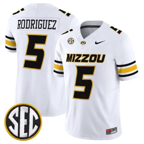 Nicholas Rodriguez #5 Missouri Tigers Jersey 2026 Limited Stitched 5 Nicholas Rodriguez #5 Missouri Tigers Jersey 2026 Limited Stitched by My Store NCAA Football Jerseys