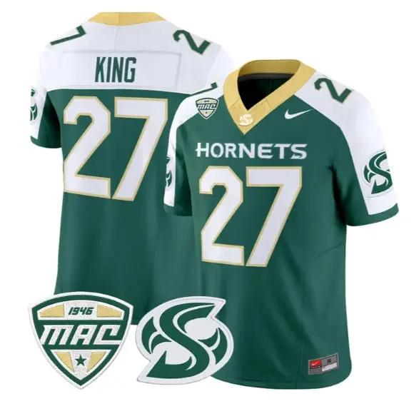 Noah King Jersey #27 Sacramento State Hornets 2026 Limited Stitched 1 Noah King Jersey #27 Sacramento State Hornets 2026 Limited Stitched by My Store NCAA Football Jerseys