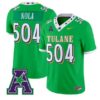 Nola #504 Tulane Green Wave Jersey 2026 City Edition Vapor Limited All Stitched 5 Nola #504 Tulane Green Wave Jersey 2026 City Edition Vapor Limited All Stitched by My Store NCAA Football Jerseys