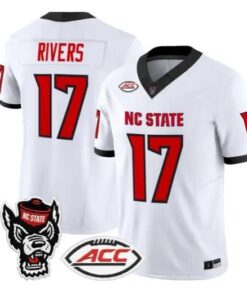 Philip Rivers Jersey #17 NC State Wolfpack 2026 Limited All Stitched 6 Philip Rivers Jersey #17 NC State Wolfpack 2026 Limited All Stitched by My Store NCAA Football Jerseys