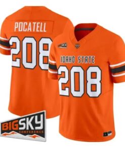 Pocatell Jersey #208 Idaho State Bengals 2026 Limited All Stitched by My Store NCAA Football Jerseys