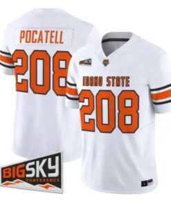 Pocatell Jersey #208 Idaho State Bengals 2026 Limited All Stitched by My Store NCAA Football Jerseys