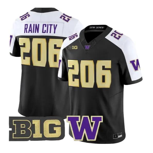 Rain City #206 Washington Huskies Jersey 2026 Limited All Stitched 1 Rain City #206 Washington Huskies Jersey 2026 Limited All Stitched by My Store NCAA Football Jerseys