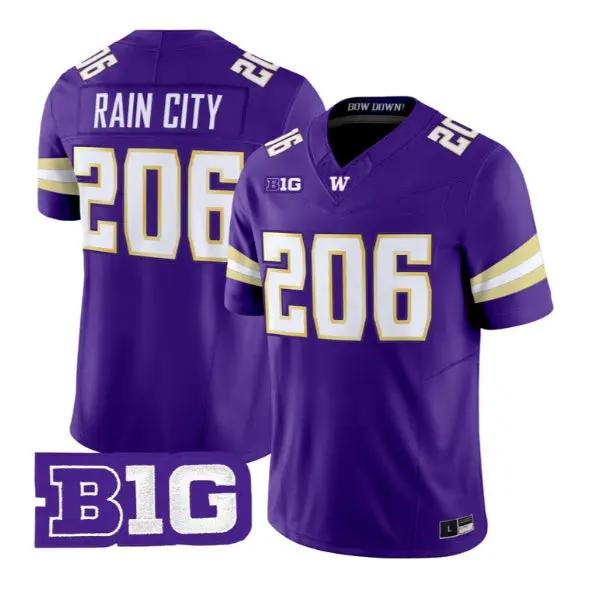 Rain City #206 Washington Huskies Jersey 2026 Limited All Stitched 4 Rain City #206 Washington Huskies Jersey 2026 Limited All Stitched by My Store NCAA Football Jerseys