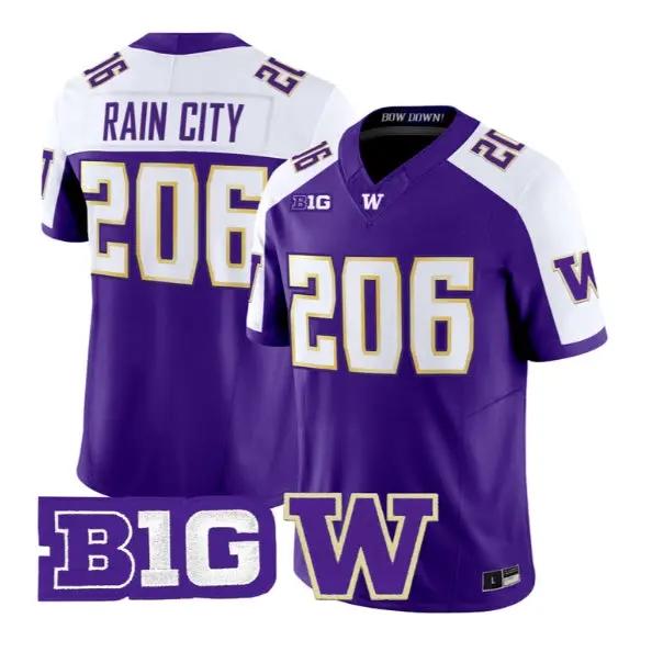 Rain City #206 Washington Huskies Jersey 2026 Limited All Stitched 3 Rain City #206 Washington Huskies Jersey 2026 Limited All Stitched by My Store NCAA Football Jerseys