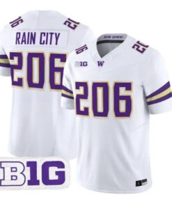 Rain City #206 Washington Huskies Jersey 2026 Limited All Stitched 10 Rain City #206 Washington Huskies Jersey 2026 Limited All Stitched by My Store NCAA Football Jerseys