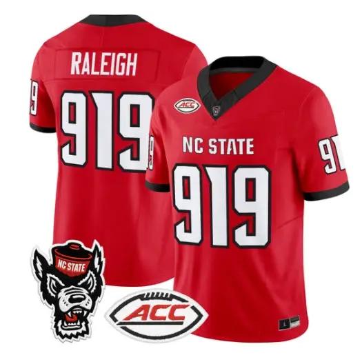 Raleigh Jersey #919 NC State Wolfpack 2026 Vapor Limited All Stitched by My Store NCAA Football Jerseys
