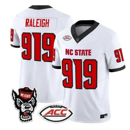 Raleigh Jersey #919 NC State Wolfpack 2026 Vapor Limited All Stitched by My Store NCAA Football Jerseys