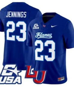 Rashad Jennings Jersey #23 Liberty Flames 2026 Vapor Limited Stitched 7 Rashad Jennings Jersey #23 Liberty Flames 2026 Vapor Limited Stitched by My Store NCAA Football Jerseys