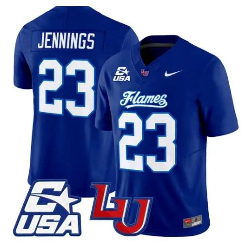 Rashad Jennings Jersey #23 Liberty Flames 2026 Vapor Limited Stitched 2 Rashad Jennings Jersey #23 Liberty Flames 2026 Vapor Limited Stitched by My Store NCAA Football Jerseys