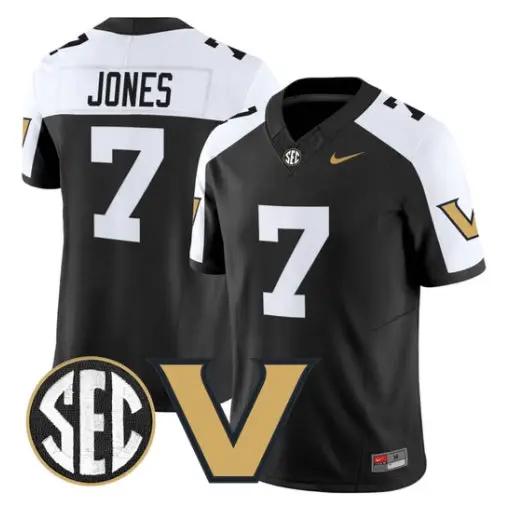 Ricardo Jones Jersey #7 Vanderbilt Commodores 2026 Vapor V2 Stitched 1 Ricardo Jones Jersey #7 Vanderbilt Commodores 2026 Vapor V2 Stitched by My Store NCAA Football Jerseys