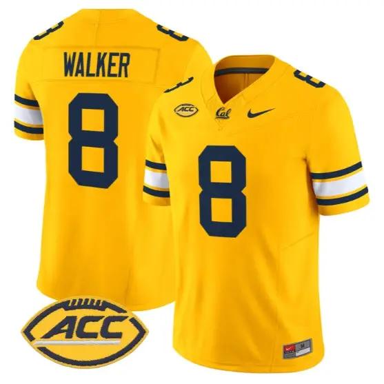 Rico Walker #8 Golden Bears Jersey 2026 Vapor Limited - All Stitched 1 Rico Walker #8 Golden Bears Jersey 2026 Vapor Limited - All Stitched by My Store NCAA Football Jerseys