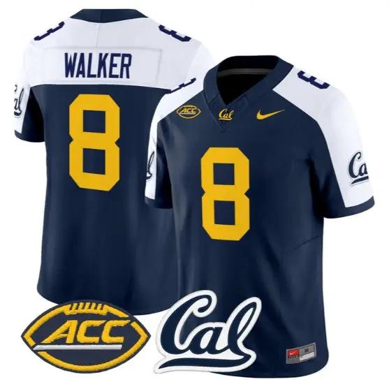 Rico Walker #8 Golden Bears Jersey 2026 Vapor Limited - All Stitched 2 Rico Walker #8 Golden Bears Jersey 2026 Vapor Limited - All Stitched by My Store NCAA Football Jerseys