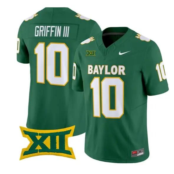 Robert Griffin III Jersey #10 Baylor Bears Throwback 2026 Vapor Limited Stitched 1 Robert Griffin III Jersey #10 Baylor Bears Throwback 2026 Vapor Limited Stitched by My Store NCAA Football Jerseys