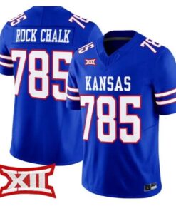 Rock Chalk Jersey #785 Kansas Jayhawks 2026 Vapor Limited Stitched 11 Rock Chalk Jersey #785 Kansas Jayhawks 2026 Vapor Limited Stitched by My Store NCAA Football Jerseys