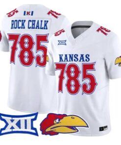 Rock Chalk Jersey #785 Kansas Jayhawks 2026 Vapor Limited Stitched 12 Rock Chalk Jersey #785 Kansas Jayhawks 2026 Vapor Limited Stitched by My Store NCAA Football Jerseys