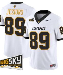 Ryan Jezioro #89 Idaho Vandals Jersey 2026 Vapor Limited All Stitched by My Store NCAA Football Jerseys