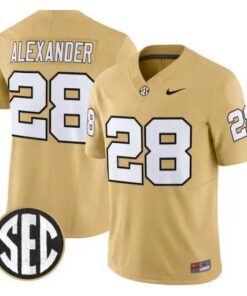 Sedrick Alexander Jersey #7 Vanderbilt Commodores 2026 Vapor Stitched 7 Sedrick Alexander Jersey #7 Vanderbilt Commodores 2026 Vapor Stitched by My Store NCAA Football Jerseys