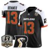 Sherdrick Bonner Jersey #13 Arizona Rattlers 2026 National Patch Stitched by My Store NCAA Football Jerseys