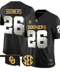Sooners_26_Oklahoma_Sooners_Jersey_2026_Vapor_Limited_All_Stitched_Black_Limited - Malcom Terry Sooners #26 Oklahoma Sooners Jersey 2026 Vapor Limited All Stitched by My Store NCAA Football Jerseys