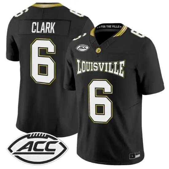 Stanquan Clark Jersey #6 Louisville Cardinals 2026 For The Ville Vapor Stitched 1 Stanquan Clark Jersey #6 Louisville Cardinals 2026 For The Ville Vapor Stitched by My Store NCAA Football Jerseys