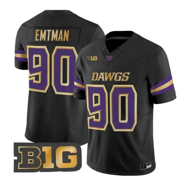 Steve Emtman #90 Washington Huskies Jersey 2026 Unleash the Dawgs Vapor Stitched 1 Steve Emtman #90 Washington Huskies Jersey 2026 Unleash the Dawgs Vapor Stitched by My Store NCAA Football Jerseys