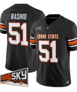 Stryker Rashid Jersey #51 Idaho State Bengals 2026 Limited All Stitched by My Store NCAA Football Jerseys