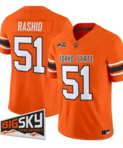 Stryker Rashid Jersey #51 Idaho State Bengals 2026 Limited All Stitched by My Store NCAA Football Jerseys