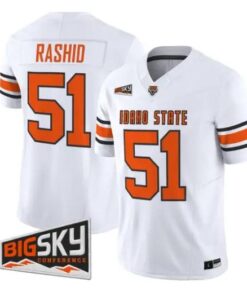 Stryker Rashid Jersey #51 Idaho State Bengals 2026 Limited All Stitched by My Store NCAA Football Jerseys
