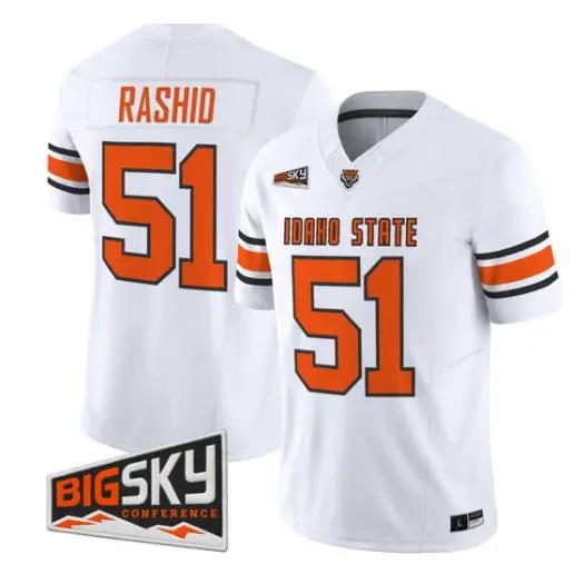 Stryker Rashid Jersey #51 Idaho State Bengals 2026 Limited All Stitched by My Store NCAA Football Jerseys