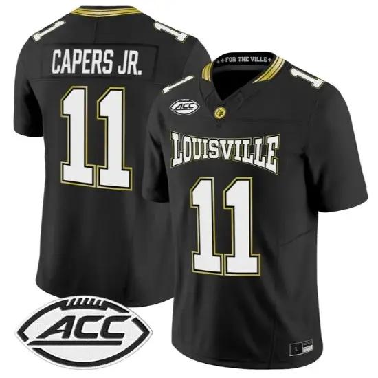 T.J. Capers Jersey #11 Louisville Cardinals 2026 For The Ville Vapor Stitched 1 T.J. Capers Jersey #11 Louisville Cardinals 2026 For The Ville Vapor Stitched by My Store NCAA Football Jerseys