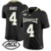 TJ Banks Jersey #4 Louisville Cardinals 2026 For The Ville Vapor All Stitched 5 TJ Banks Jersey #4 Louisville Cardinals 2026 For The Ville Vapor All Stitched by My Store NCAA Football Jerseys
