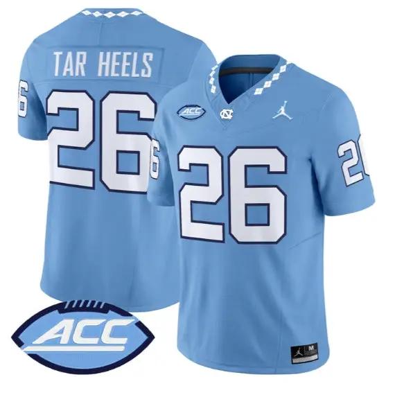 Tar Heels Jersey #26 North Carolina Tar Heels 2026 Limited Stitched 2 Tar Heels Jersey #26 North Carolina Tar Heels 2026 Limited Stitched by My Store NCAA Football Jerseys
