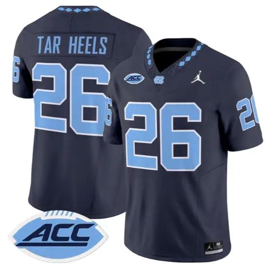 Tar Heels Jersey #26 North Carolina Tar Heels 2026 Limited Stitched 4 Tar Heels Jersey #26 North Carolina Tar Heels 2026 Limited Stitched by My Store NCAA Football Jerseys