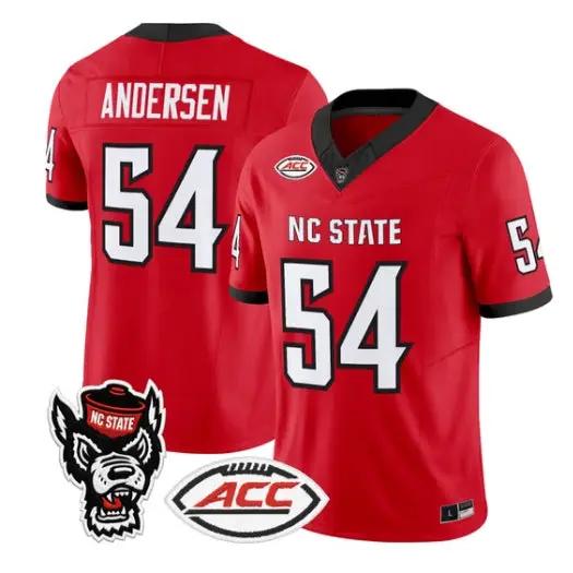 Teague Andersen Jersey #54 NC State Wolfpack 2026 Limited Stitched 2 Teague Andersen Jersey #54 NC State Wolfpack 2026 Limited Stitched by My Store NCAA Football Jerseys
