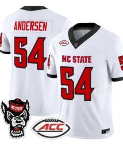 Teague Andersen Jersey #54 NC State Wolfpack 2026 Limited Stitched 6 Teague Andersen Jersey #54 NC State Wolfpack 2026 Limited Stitched by My Store NCAA Football Jerseys