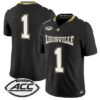 Team Jersey #1 Louisville Cardinals 2026 For The Ville Vapor All Stitched 5 Team Jersey #1 Louisville Cardinals 2026 For The Ville Vapor All Stitched by My Store NCAA Football Jerseys
