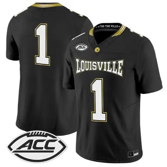 Team Jersey #1 Louisville Cardinals 2026 For The Ville Vapor All Stitched 1 Team Jersey #1 Louisville Cardinals 2026 For The Ville Vapor All Stitched by My Store NCAA Football Jerseys