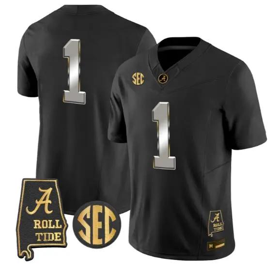 Team Jersey #1 Alabama Crimson Tide Jersey 2026 Alabama Map Stitched 3 Team Jersey #1 Alabama Crimson Tide Jersey 2026 Alabama Map Stitched by My Store NCAA Football Jerseys